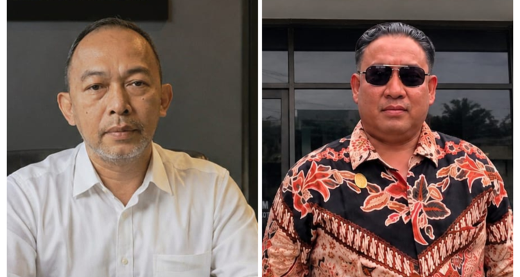 Advokat M. Ivan Syafrudin selaku kuasa hukum Ifan Effendi (kiri), Advokat Qorib selaku kuasa hukum Fifi Sofiah (kanan).*