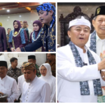 Foto 1 - Wali Kota Cirebon Effendi Edo saat menerima potongan tumpeng dari Sekda Pemerintah Provinsi Jawa Barat, Herman Suryatman usai Sidang Paripurna Istimewa DPRD Kota Cirebon dalam rangka Hari Jadi Cirebon ke-599, Selasa (16/6/2026). Foto- 2, Wali Kota Cirebon Effendi Edi dan Wakil Wali Kota Cirebon Siti Farida dalam upacara ada memasuki gedung DPRD Kota Cirebon. Foto 3, Wali Kota Cirebon Effendi Edo saat berziarah ke Makam Sunan Gunung Jati didampingi Pangeran Patih Qodiran. *